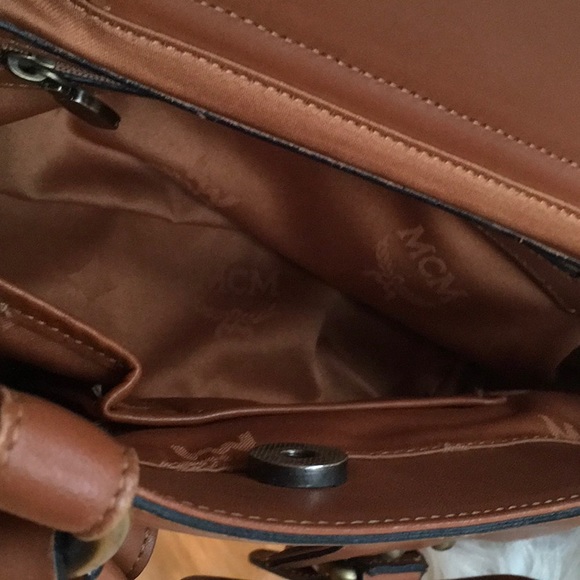 Authentic MCM small cognac Visetos Boston - Picture 16 of 16